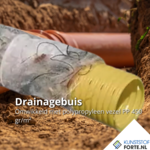 Drainagebuis PP 450 – duurzame en flexibele oplossing voor waterafvoer en grondstabilisatie.