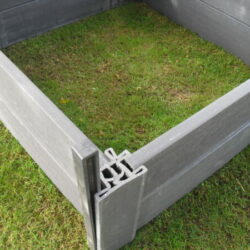 Ecoplanc plastic boards, durable and maintenance-free solution for garden and building applications.