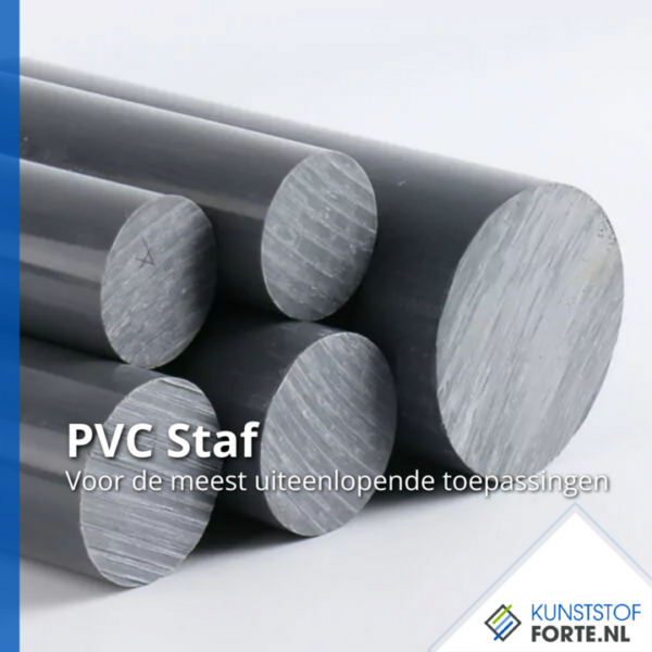 "PVC round bar with high chemical resistance and smooth finish, suitable for technical and industrial applications."