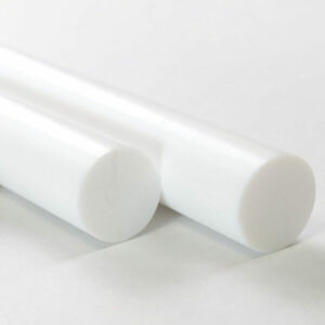 PTFE Round Rod - high-quality plastic rod with excellent chemical resistance and low friction.