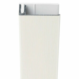 Protex End Profile White RAL 9003 - stylish and durable profile for neat finishing.