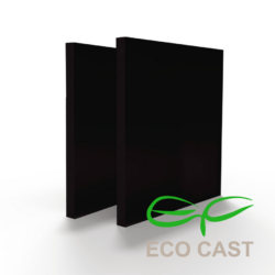 Plexiglas sheet in satin opaque black, ideal for an elegant and modern look.