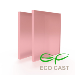 Plexiglas sheet in satin pink, ideal for a playful and modern look